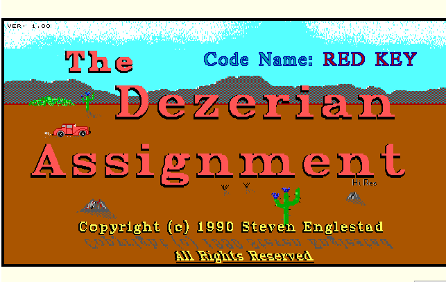 Cover image for The Dezerian Assignment- Code Red Key