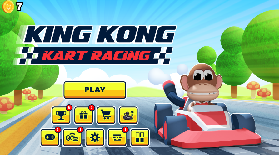 Cover image for KING KONG KART RACING