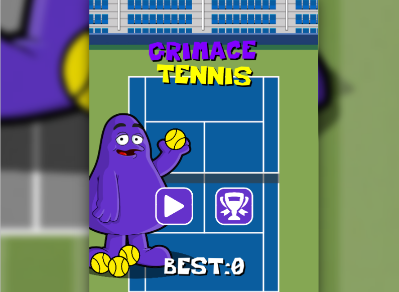 Cover image for GRIMACE TENNIS