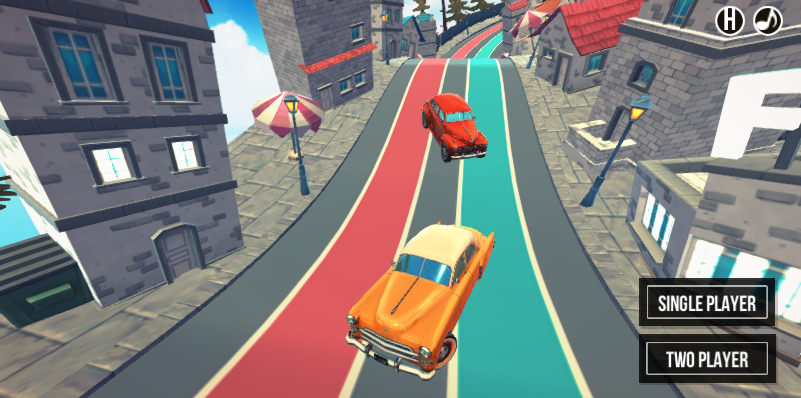 Cover image for 2 PLAYER CRAZY RACER