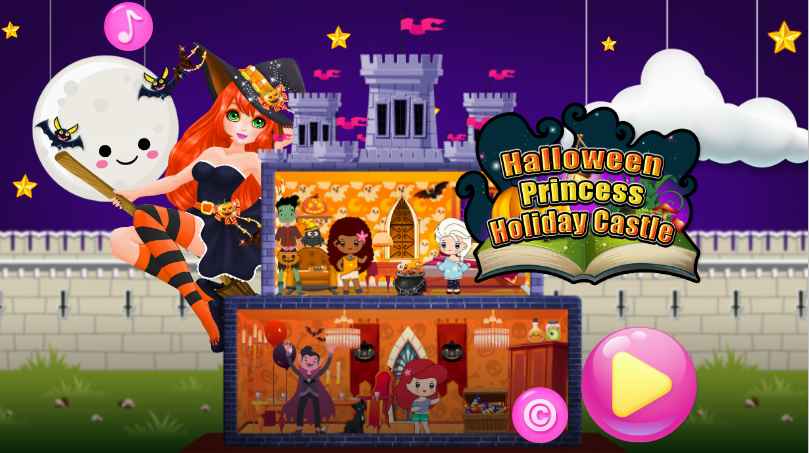 Cover image for Halloween Princess Holiday Castle