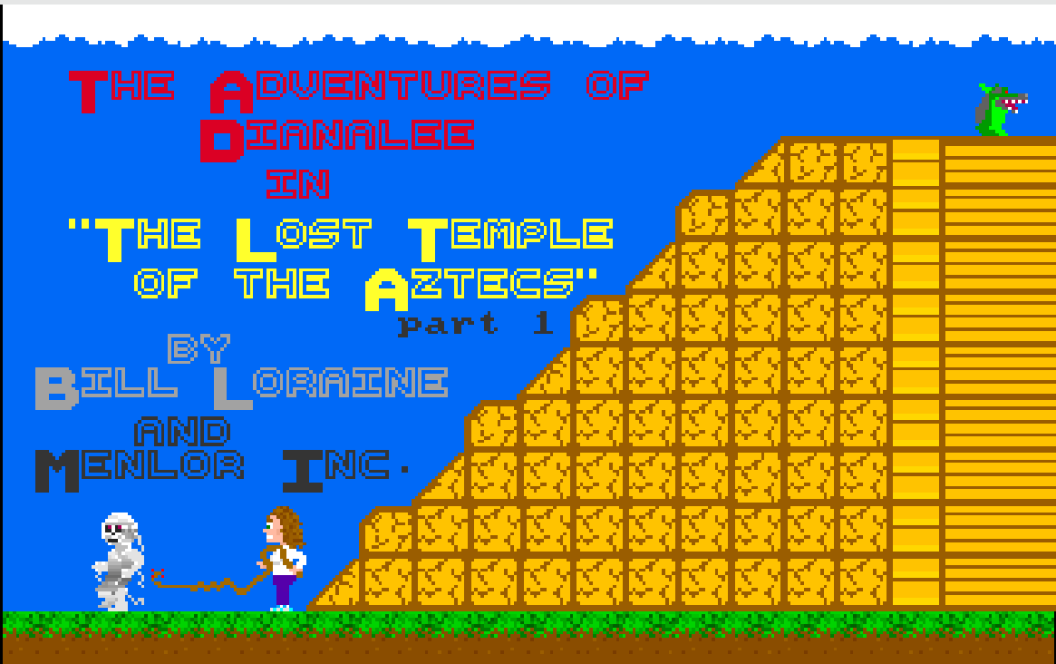 Cover image for The Adventures of Dianalee in the Lost Temple of the Aztecs