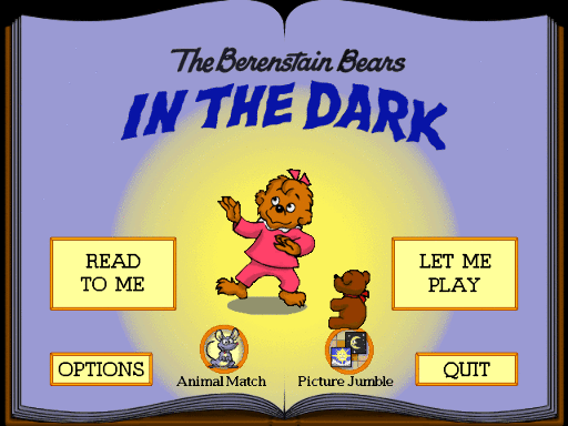 Cover image for The Berenstain Bears in the Dark