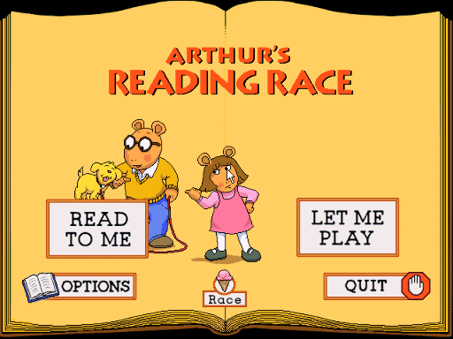 Cover image for Arthur's Reading Race