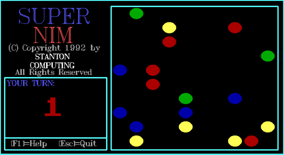 Cover image for Super Nim (MS-DOS)