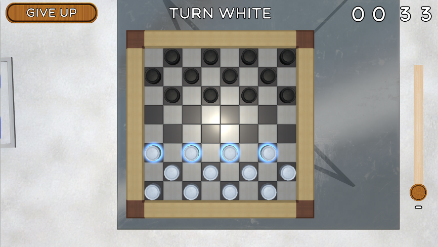 Cover image for Checkers by Fireplace