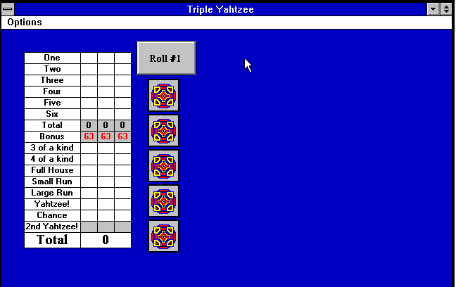 Cover image for Triple Yahtzee