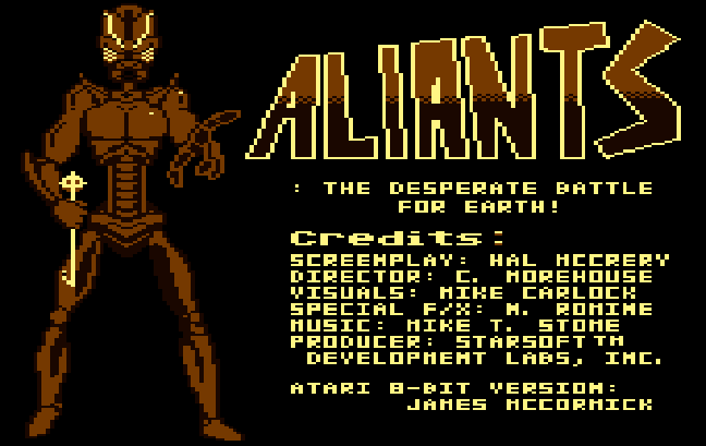 Cover image for Aliants: The Desperate Battle For Earth!