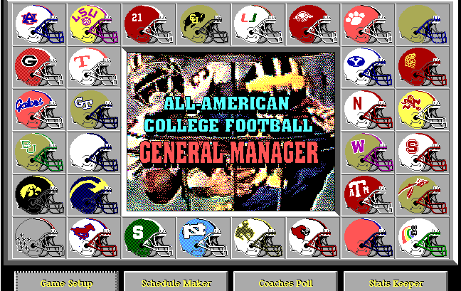 Cover image for All-American College Football