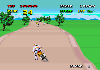 Cover image for Internet Arcade: Enduro Racer