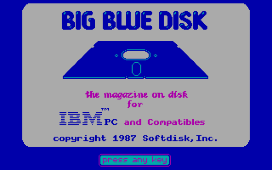 Cover image for BIG BLUE DISK #5