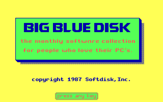 Cover image for BIG BLUE DISK #15