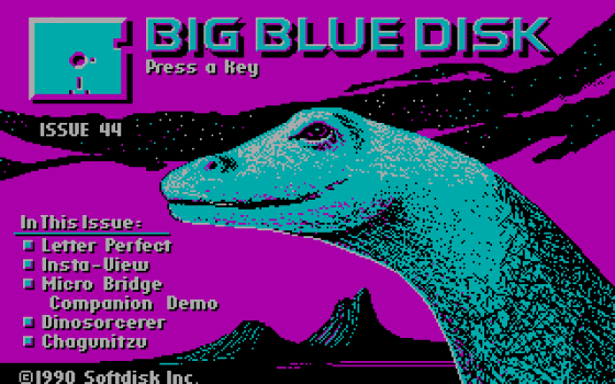 Cover image for BIG BLUE DISK #44