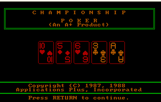 Cover image for Championship Poker