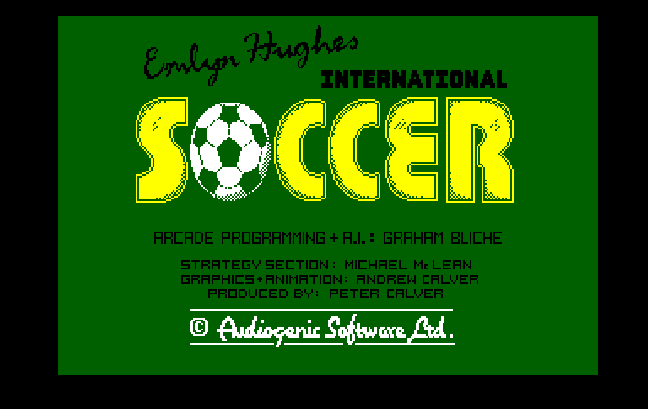 Cover image for Emlyn Hughes International Soccer