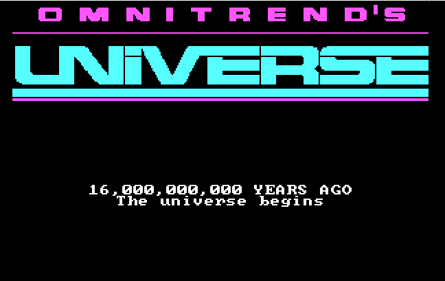 Cover image for Universe
