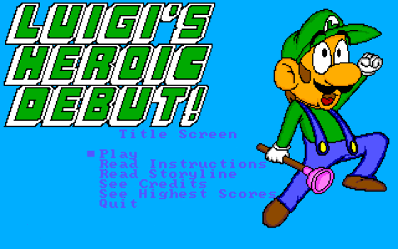 Cover image for Luigi's Heroic Debut!