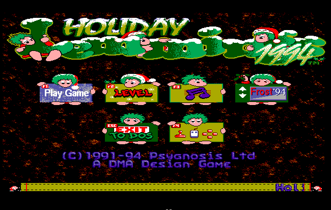 Cover image for Holiday Lemmings (1994)