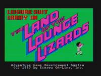 Cover image for Leisure Suit Larry : The Land of the Lounge Lizards