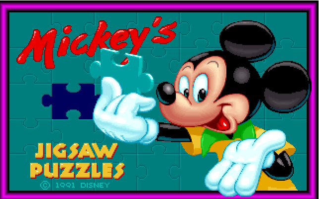Cover image for Mickey's Jigsaw Puzzles