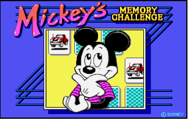 Cover image for Mickey's Memory Challenge