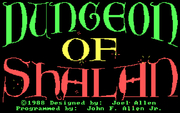 Cover image for Dungeon of Shalan