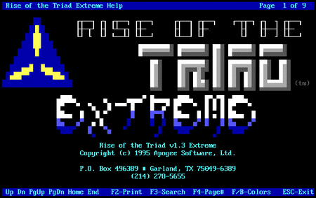 Cover image for Extreme Rise of the Triad