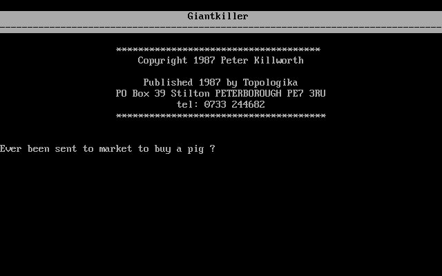 Cover image for Giant Killer