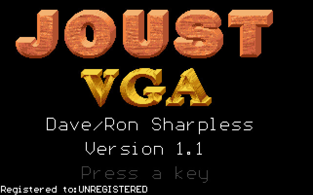 Cover image for Joust VGA