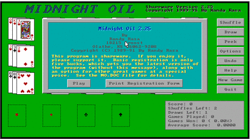Cover image for Midnight Oil Solitaire