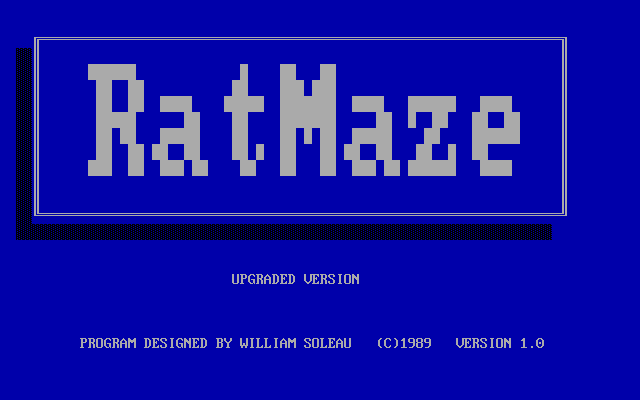 Cover image for RatMaze