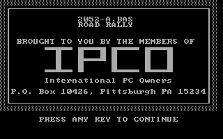 Cover image for Road Rally