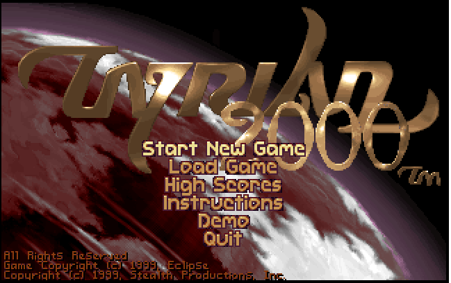 Cover image for Tyrian 2000