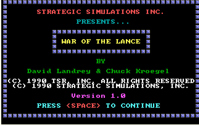 Cover image for War of the Lance
