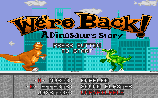 Cover image for We're Back! - A Dinosaur's Story