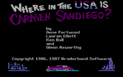 Cover image for Where in the USA is Carmen Sandiego