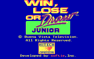 Cover image for Win, Lose, or Draw Junior