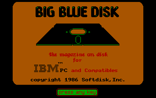 Cover image for BIG BLUE DISK #2
