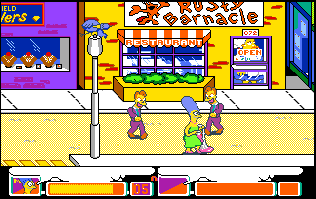Cover image for The Simpsons Arcade Game