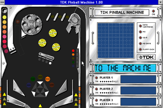 Cover image for TDK Pinball Machine