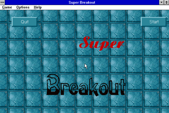 Cover image for Super Breakout