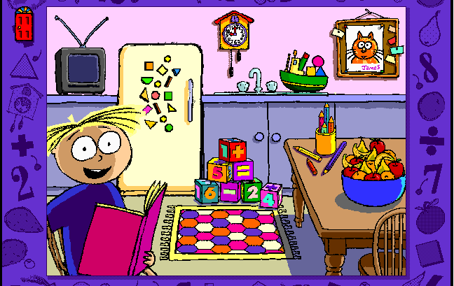 Cover image for James Discovers Math