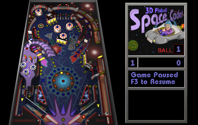 Cover image for Microsoft 3D Pinball: Space Cadet