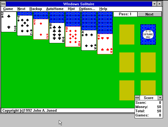 Cover image for Windows Solitare